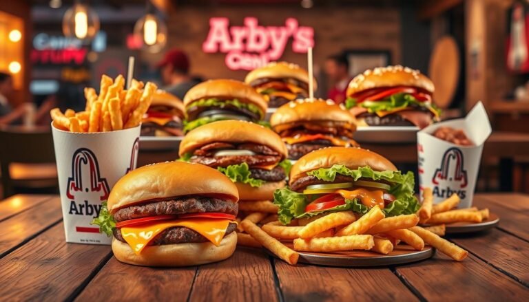 arby's burger menu