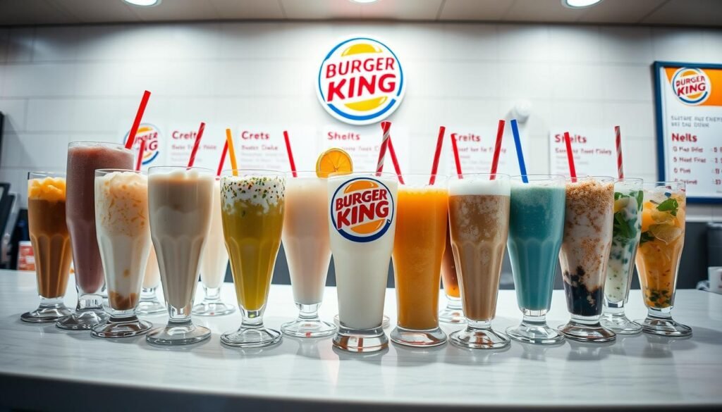 burger king drink menu