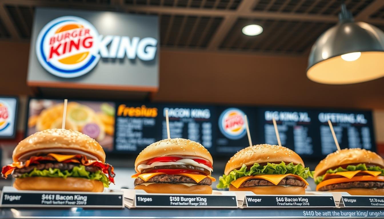 burger king hamburger menu