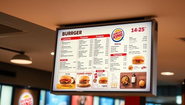 burger king lunch menu with prices