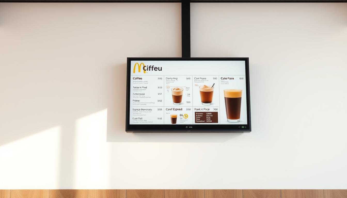 mcdonald's coffee menu