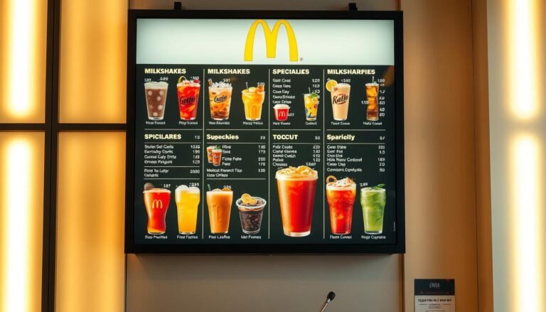 mcdonald's drink menu