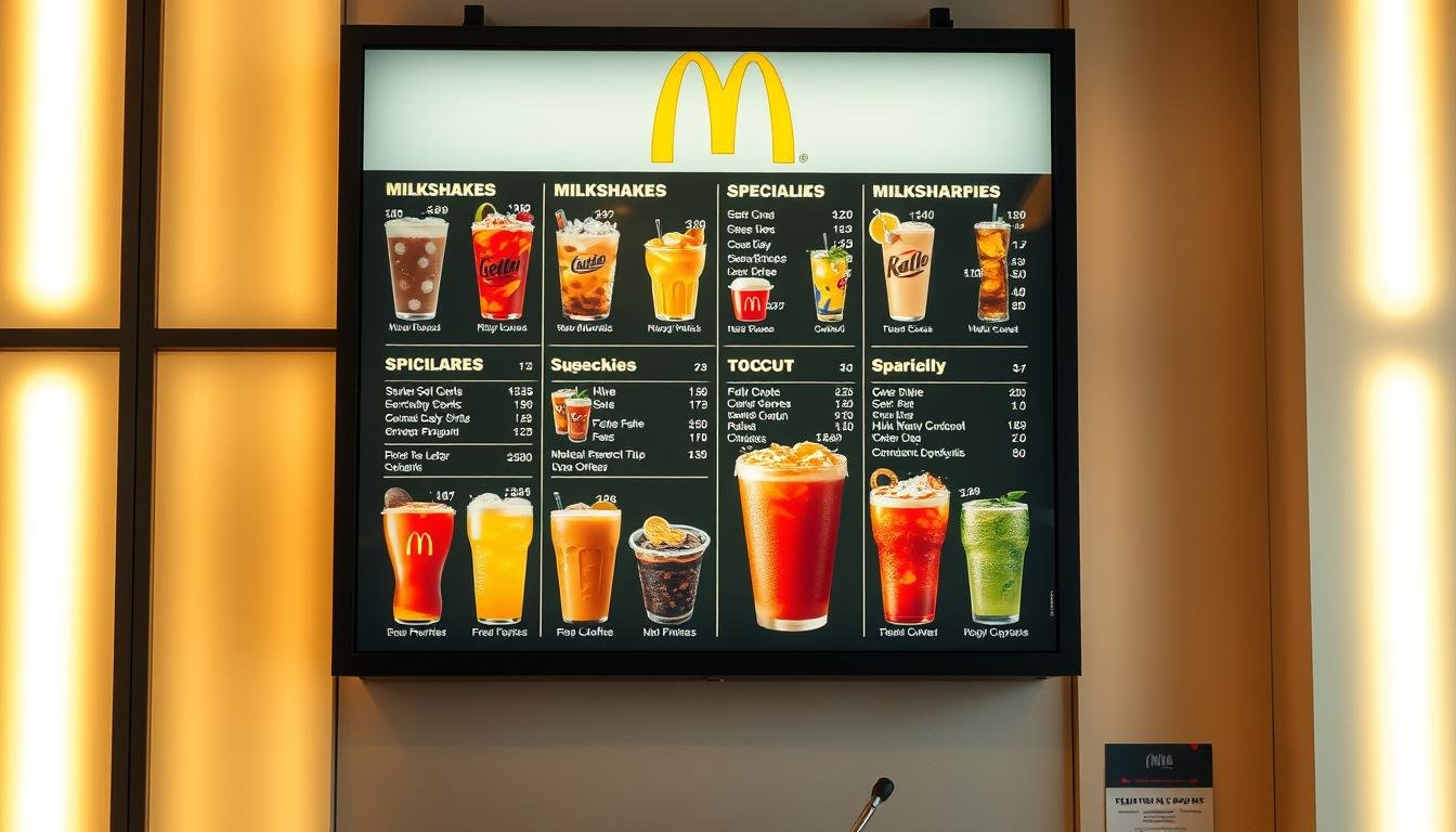 mcdonald's drink menu