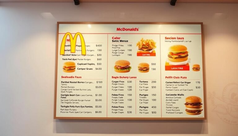mcdonald's menu with prices