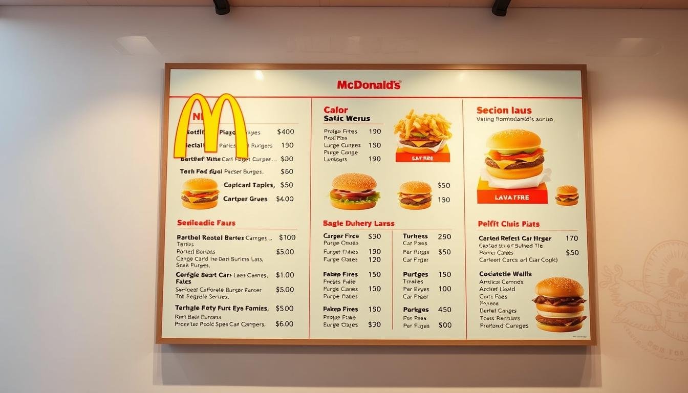 mcdonald's menu with prices
