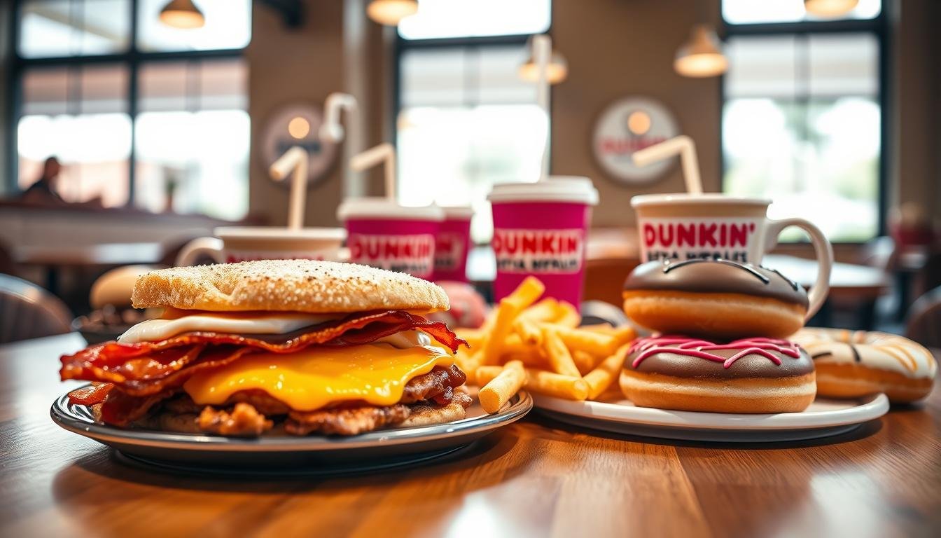 dunkin breakfast menu