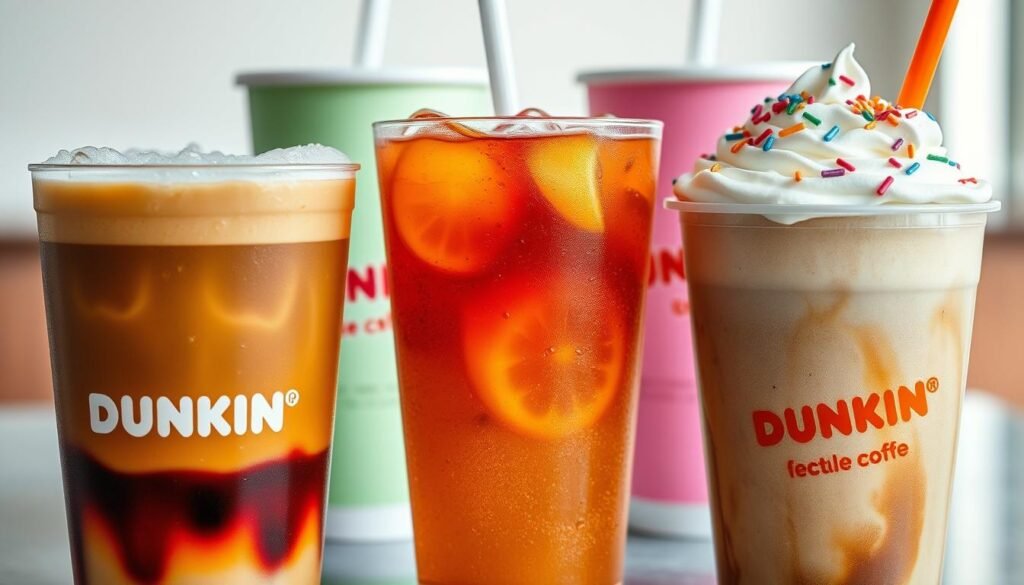 dunkin cold beverages