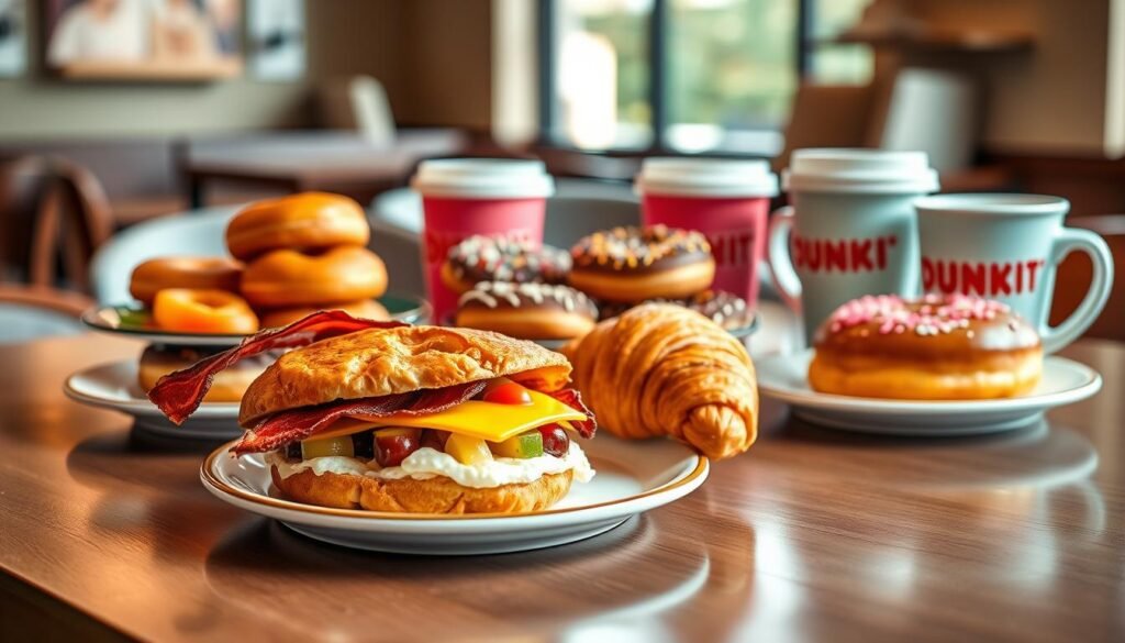 dunkin donuts breakfast menu