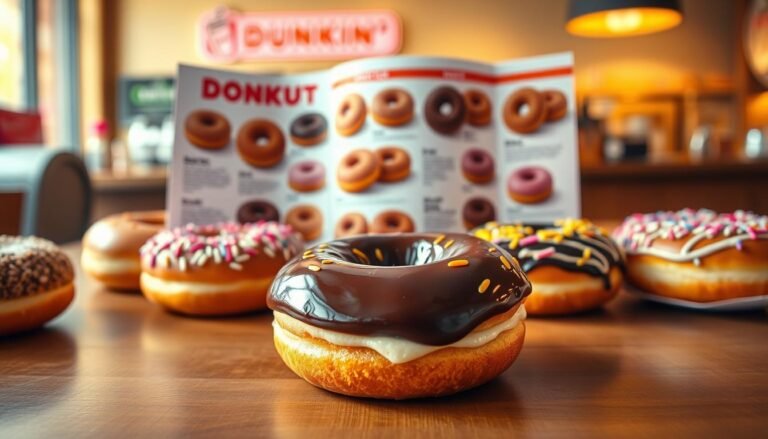 dunkin donuts donut menu