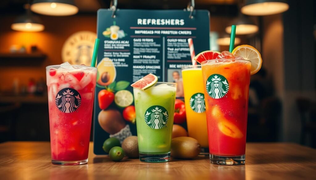 starbucks refreshers menu